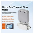 thumbnail image 5 of MicroThermal Gas Flow Meter Digital Mass Flow Sensor for Compressed Air Oxygen Nitrogen Argon Methane Industrial Use ,Good Performance, 5 of 7