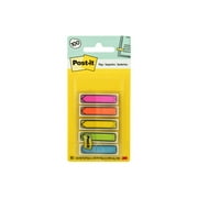 Post-it Arrow Flags, Assorted Bright Colors, .47 in. Wide, 100/On-the-Go Dispenser, 1 Dispenser/Pack