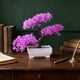 thumbnail image 1 of Flores de simulación de decoración para macetas artificiales de plástico 7,5 pulgadas – maceta con peso, tallos moldeables, arreglo floral sintético sin mantenimiento para oficina en casa, 1 of 7