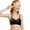 Black, variant on Wireless Padded Sports Bra for Girls Comfortable Lightweight Cropped Training Vest Supportive Underwear Black One Size