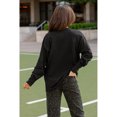 thumbnail image 5 of Women's Gameday Couture  Black Arizona Cardinals Oversized Long Sleeve T-Shirt, 5 of 5