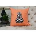 thumbnail image 2 of Pumpkin Stack 16 Inch Orange Halloween Print Decorative Throw Pillow, 2 of 2