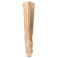 thumbnail image 3 of Journee Womens Elisabeth Block Heel Knee High Boots, 3 of 8
