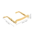 thumbnail image 2 of COMPUKAS Golden Violin Replacement Chin Rest Screws Universal Fit for 4 4 Violins Performance, 2 of 8