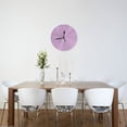 thumbnail image 2 of Wall Clocks Lilac LAVENDER Decorative for Living Room Kitchen Home Bedroom, 2 of 5