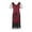 Red, variant on Xysaqa Women's 1920s Dress Fringed Sequin Art Deco Fancy Flapper Dress for Women Party Cocktail Vintage Dress Costume Dress with Sleeve S-4XL(Available in Plus Size)
