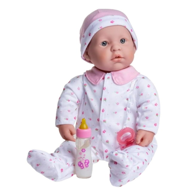 Muñeca JC Toys La Baby, caucásica, 50 cm, lavable con atuendo