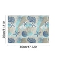 thumbnail image 3 of Coastal Placemats,Washable Table Mats for Kitchen Dining Seasonal Party Decor, 3 of 6