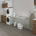 thumbnail image 4 of 18" x 72" Stainless Steel Work Table with Open Base, 4 of 9