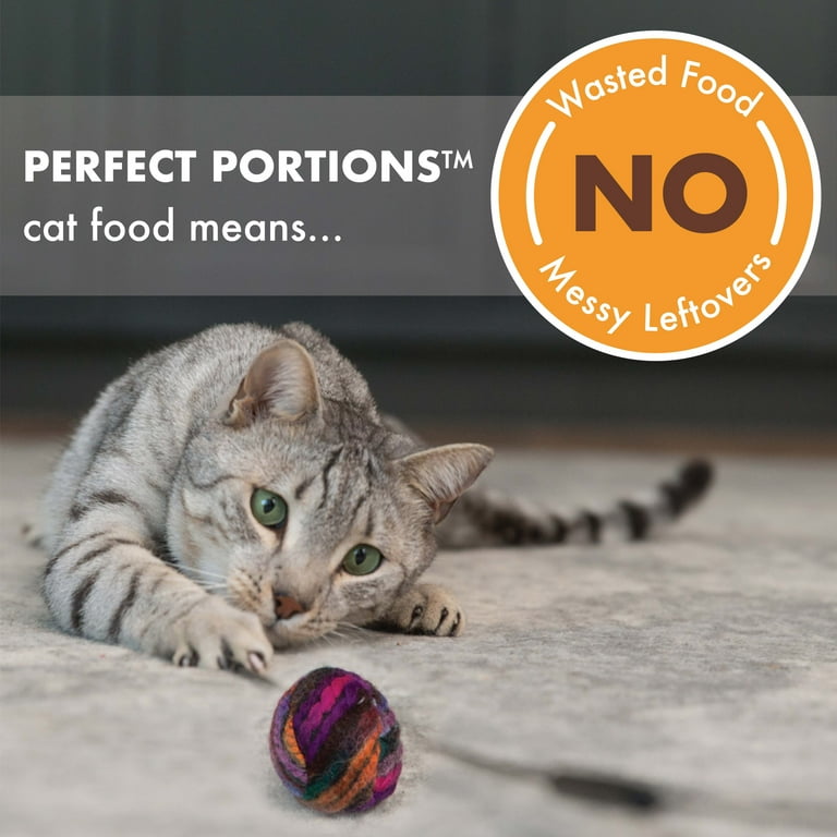 Nutro Perfect Portions Grain Free Salmon Tuna Recipe Cat Food Trays 2.6 oz Case of 24