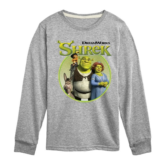 Hybrid Apparel - Shrek Group - Youth Boys Long Sleeve Graphic T-Shirt