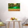 thumbnail image 2 of Lakes Waterfall Canvas Wall Art, Turquoise Lake Print, Tropical Forest Waterfall Artwork for Living Room Bedroom Bathroom Decor, Ready to Hang, 2 of 6