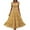 Yellow dresses for women, variant on Wycnly Dresses for Women Beach Party Ruffle Sleeve Empire Waist Flowy Swing Long Sundress Sleeveless Square Neck Polka Dot Print Summer Maxi Formal Dress Yellow s