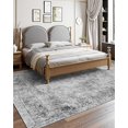 thumbnail image 4 of VEVOR Large Area Rug 9 x 12 ft Anti-Skid and Tear-Resistant Floor Mat Bohemian Gray, 4 of 9