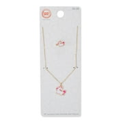 Wonder Nation Gold-Tone Unicorn Necklace and Ring, 2-Piece Set