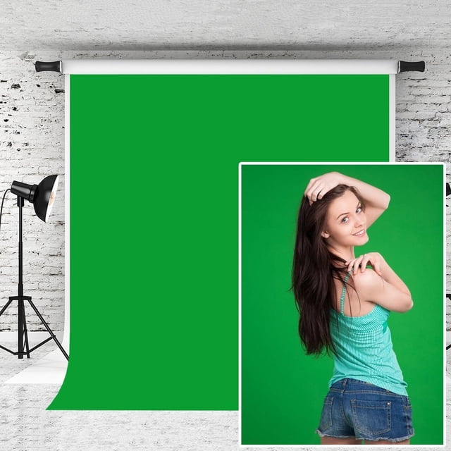 ABPHQTO Fotografía 150x220cm fondo de Color sólido verde puro accesorios de estudio fotográfico telón de fondo para fotógrafo