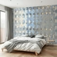 thumbnail image 2 of Peel and Stick Canvas Wallpaper Wall Mural Seamless iridescent holographic vaporwave texture Reflective Wall Art Self Adhesive and Removable 69in x 98in, 2 of 8