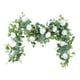 thumbnail image 4 of Guirnaldas colgantes artificiales de eucalipto con flores, manualidades, decoración de chimenea, arco de boda, enredaderas de eucalipto artificiales, 4 of 9