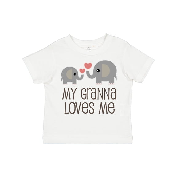 Inktastic My Granna Loves Me Boys or Girls Toddler T-Shirt