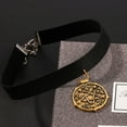 thumbnail image 2 of Collar Gargantilla Sonducket con Colgante de Medallón Dorado, 2 of 6