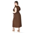 thumbnail image 3 of Vestido largo Roman Fashion 9940-SO Talla Extra Cafe 38, 3 of 5