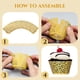 thumbnail image 4 of 100 Uds. Envoltorios para cupcakes, papel artístico para hornear pasteles, filigrana, encaje de vid pequeña, revestimiento cortado con láser, taza para hornear, 4 of 7