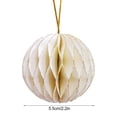 thumbnail image 4 of Pequeña bola blanca 4PCS vende linterna de Navidad adornos esféricos para árboles de Navidad fiesta nueva mini decoración de adornos para árboles de Navidad ANGGREK  Otros, 4 of 8