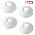thumbnail image 1 of Goodhd 4pc 15mm Chrome Colour Silver Electroplate Radiator Pipe Collars Cover Floor, 1 of 1