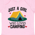 thumbnail image 4 of Inktastic Just a Girl Who Loves Camping Girls Baby Bodysuit, 4 of 5