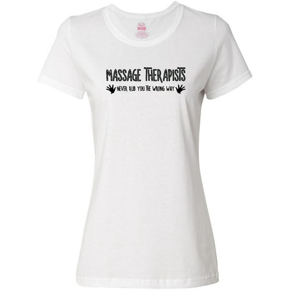 Inktastic Massage Therapists Hands Rub Women's T-Shirt