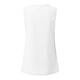 thumbnail image 3 of Gibobby Camisetas sin mangas para mujer, cuello redondo, sin mangas, plisadas, informales, blusas sólidas(Blanco,CH), 3 of 5