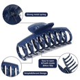 thumbnail image 3 of Pinzas para el cabello grandes antideslizantes de 4,3 pulgadas para niñas, pinzas para el cabello grandes para cabello fino y grueso, pinzas para el cabello de sujeción fuerte para mujeres (paque, 3 of 5
