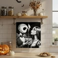 thumbnail image 4 of 2Pcs Halloween Kitchen Towels Nightmare Before Holiday Christmas Decor Funny Hand Towels for Bathroom Gothic Dish Cloths Halloween Bathroom Decortions Housewarming Gift for Home Wall Decor, 4 of 7