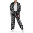 thumbnail image 5 of Athletic Works Women's Plus Size Active Velour Zip-Up Tracksuit Set, 2-Piece, Sizes 1X-4X, 5 of 7