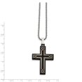 thumbnail image 3 of White Stainless Steel necklace with pendant Men's 24 in, 3 of 3