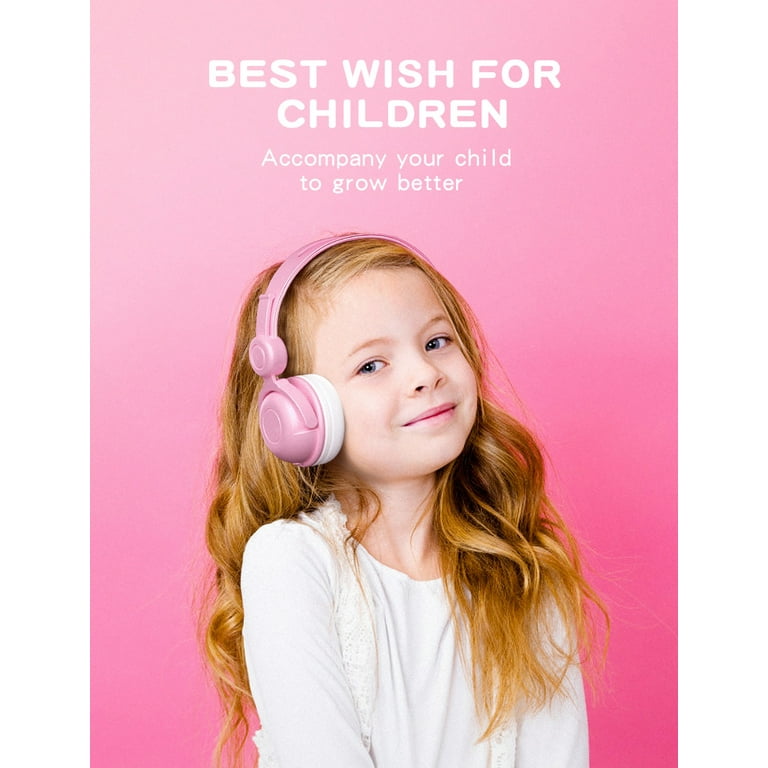 Durable Toddler Kids Headphones Wired on Ear Headset with Mic 85dB Volume Limit Walmart