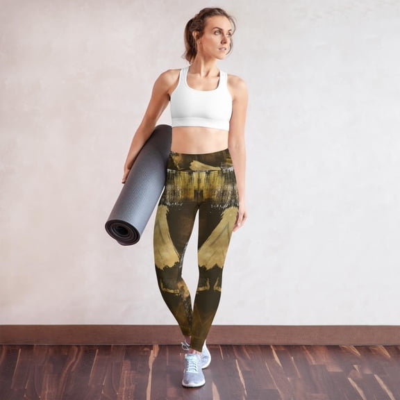 Morati Chakra Hematite Yoga Leggings