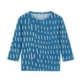 thumbnail image 4 of Bnwani Long Sleeve Toddler Shirt Crew Neck Casual Originality Printed Tops 3-4t, 4 of 6