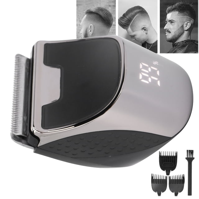 Electric Hair Clipper, Washable Hair Cutter with Limit Comb Cleaning Brush USB Cable for Home for Barber Shop for Men