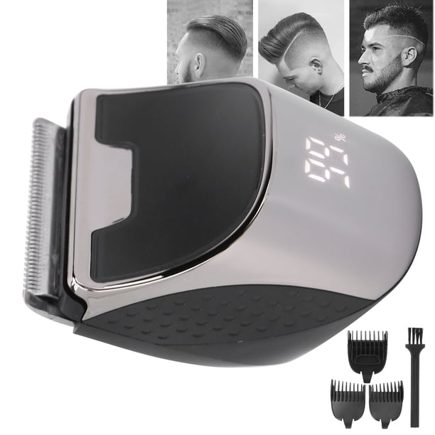 Cortadora De Cabello Recargable, Cortador De Cabello Pantalla De Cantidad Eléctrica Uso Conveniente Con Peine De Límite Cepillo De Limpieza Cable USB Para Barbería Para El Hogar