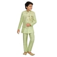 thumbnail image 1 of Ahhaaaa Kids Ethnic Cotton Silk Blend Nehru Modi Jacket Kurta & Pyjama Set for Boys, 1 of 18