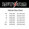 thumbnail image 4 of 1Storm Motorcycle Street Bike Modular/Flip up Dual Visor/Sun Shield Full Face Helmet HG339 Storm Tron Purple, 4 of 7