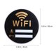 thumbnail image 2 of unbranded Cartel Decorativo De WiFi En Acrílico Negro Con Adhesivo Para Pared Y Fácil, 2 of 8