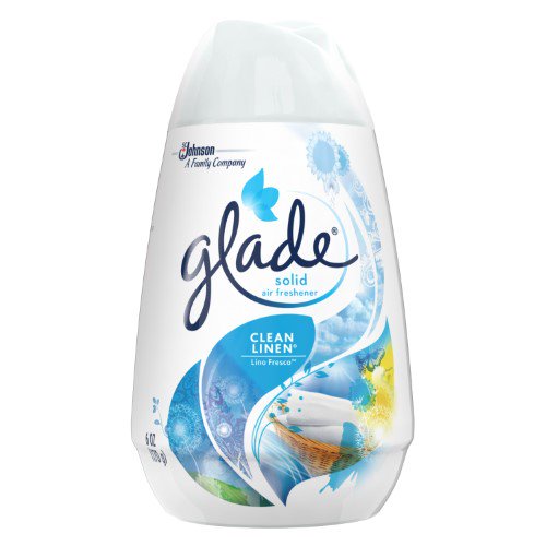 Glade Solid Air Freshener Gel Clean Linen 6 oz.