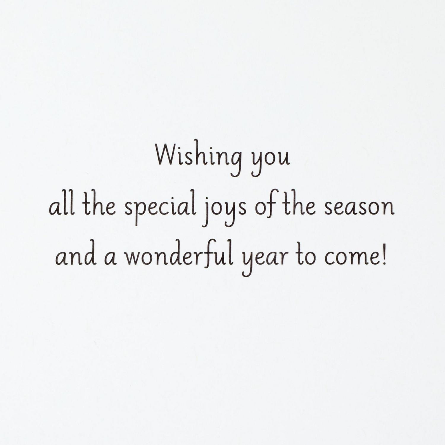 Hallmark Christmas Cards Pack, Joys of the Season (10 Cards With Envelopes)