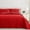 Red, variant on Exclusivo Mezcla Ultrasonic King Size Quilt Set Red, 3 Pieces Lightweight Bedspread Leaf Pattern Bed Cover Soft Microfiber Coverlet Bedding Set for All Seasons