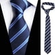 thumbnail image 5 of Corbata flaca casual ANGGREK azul diseño clásico para hombre, 5 of 8