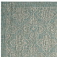 thumbnail image 2 of SAFAVIEH Courtyard Amber Damask Indoor/Outdoor Area Rug, Aqua/Grey, 8' x 11', 2 of 4