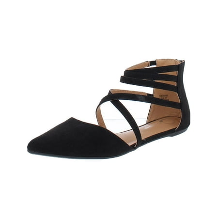 

Journee Collection Womens Pointed-toe Zipper Ankle Strap