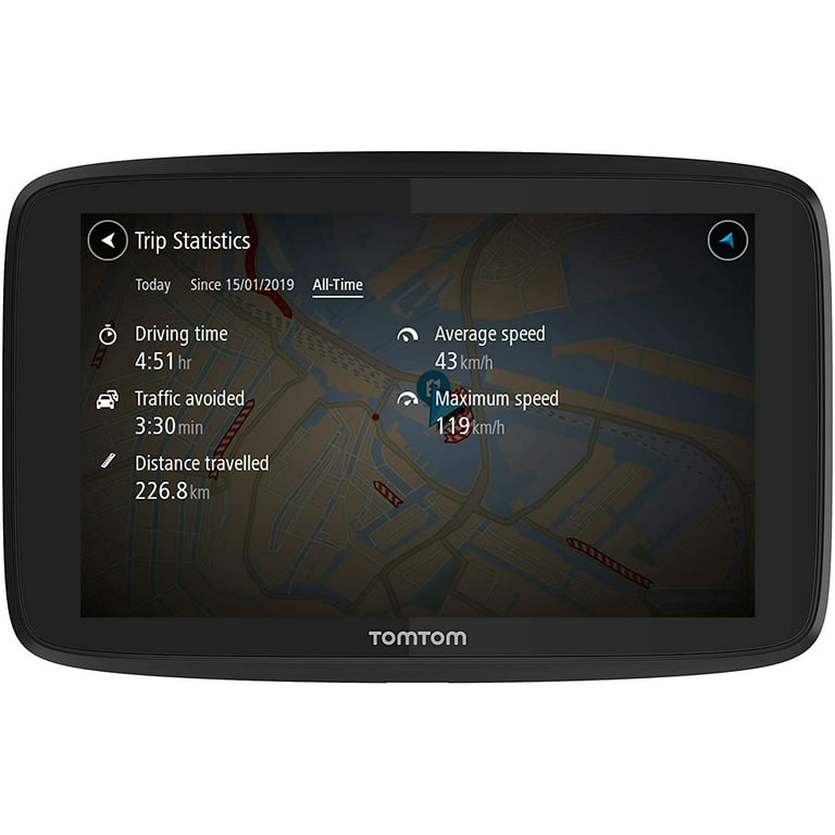 Minefelt Vær tilfreds favorit TomTom GO Supreme 6" GPS with Built-In Bluetooth, Lifetime Map Updates and  Lifetime Traffic Updates - Black - Walmart.com